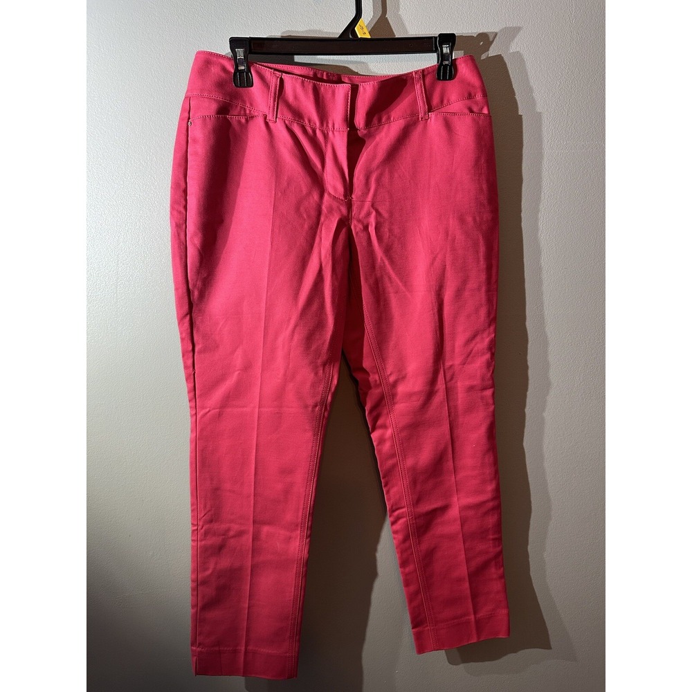 White House‎ Black Market Size 6 Pink Ankle Pants EUC